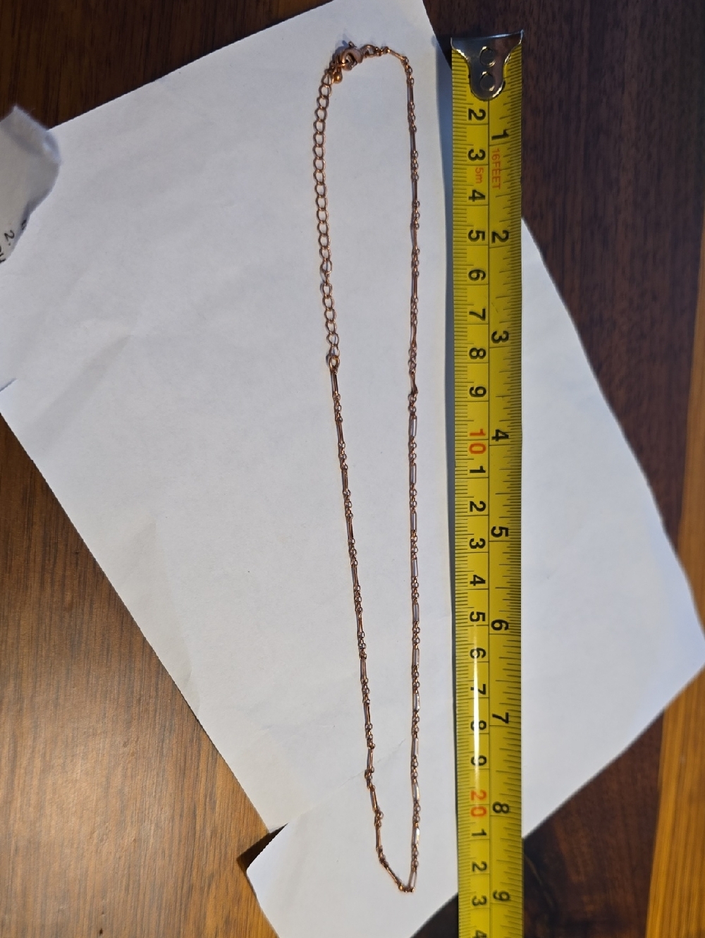 Delicate Rose Gold Chain Necklace for Women